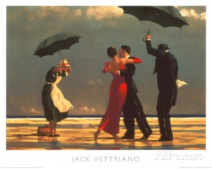 Jack Vettriano Laulava Hovimestari